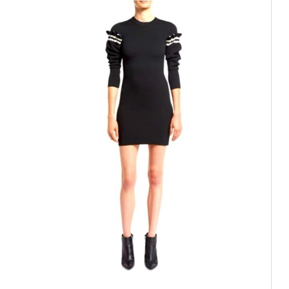 Phillip Lim black dress with Ruffle Sleeves Nwot Large
